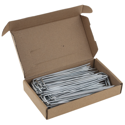 TG77642 stakes for agricultural fabric, anchors for securing geotextile, 50 pcs.