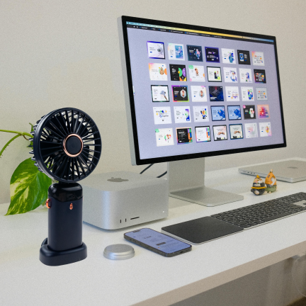 TG77644 VĚTRÁK VĚTRNÝ MLÝN MINI RUČNÍ VENTILÁTOR CESTOVNÍ PLÁŽOVÝ VENTILÁTOR