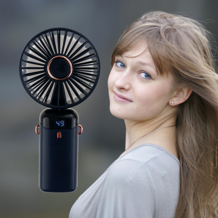 TG77644 VĚTRÁK VĚTRNÝ MLÝN MINI RUČNÍ VENTILÁTOR CESTOVNÍ PLÁŽOVÝ VENTILÁTOR