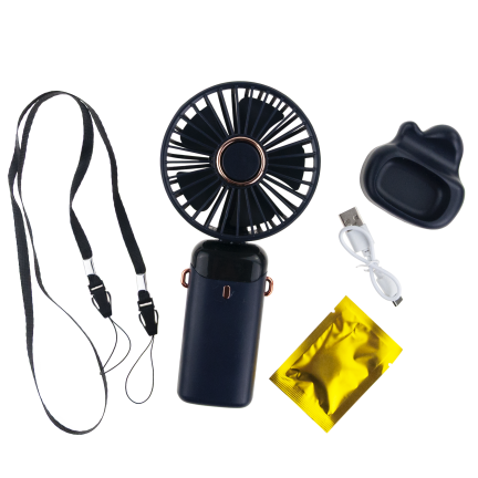 TG77644 VĚTRÁK VĚTRNÝ MLÝN MINI RUČNÍ VENTILÁTOR CESTOVNÍ PLÁŽOVÝ VENTILÁTOR