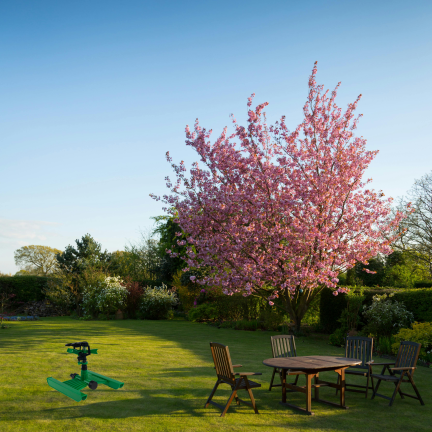 TG77626 Impuls-Gartensprenger mit Ständer, Gartensprenger, Impulssprenger