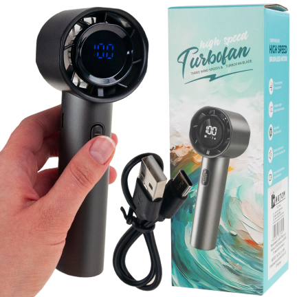 TG77646 VENTILATOR WINDMÜHLE MINI HANDVENTILATOR REISE STRANDVENTILATOR