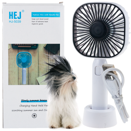 TG77648 VENTILATOR MINI WINDMÜHLE HANDVENTILATOR REISE STRAND TISCHVENTILATOR