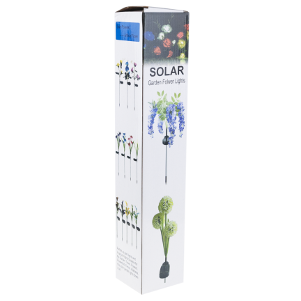 TG77662 SOLAR GARDEN LAMPS LED ROSE SOLAR LAMPS Künstliche Blumen