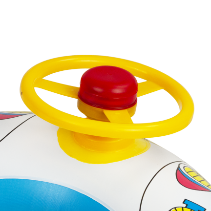 TG77791 Kids' Swimming Ring: Inflatable Car with Steering Wheel