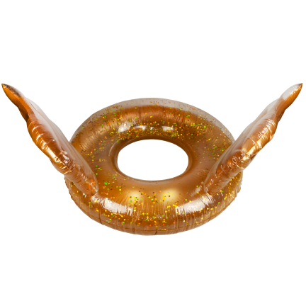 TG77793 AUFBLASBARES RAD MIT FLÜGELN GLITZERFLÜGEL ZUM SCHWIMMEN