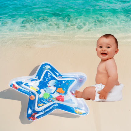 TG77794 STAR AUFBLASBARE WASSER-SINNESMATTE FÜR KINDER STAR