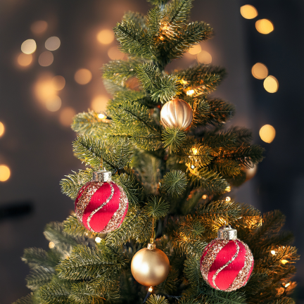 TG78529-3 POLYSTYROL-KUGEL 6 STÜCK BURGUNDERROT GLITZERND