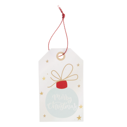 Geschenkanhänger, Geschenketiketten, Papier, Weihnachten, gemischte Designs, 24 Stück.