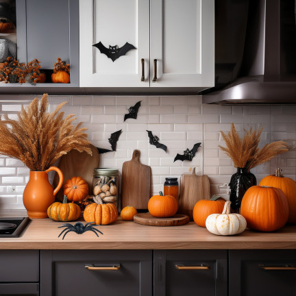 TG78575 PAJĄKI HALLOWEEN 8 SZT/KPL