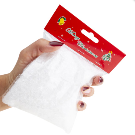 TG78664 Kunstschnee 60g Pulverschnee weiß Flaum Schneeflocken
