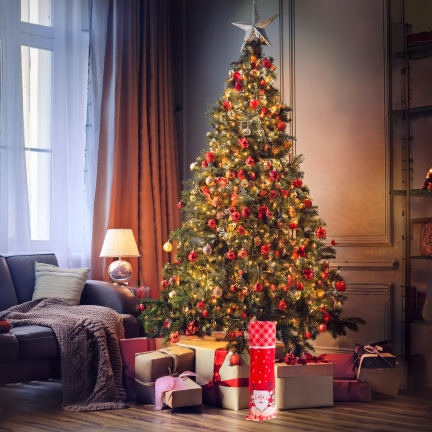 TG78760 POKROWIEC NA BUTELKĘ WORECZEK OPAKOWANIE ETUI ŚWIĄTECZNE MIKOŁAJKI