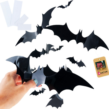 TG79040 NAKLEJKI NIETOPERZE ZESTAW