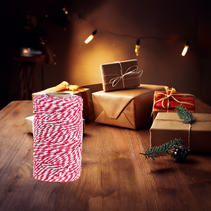 TG80079 DEKORATIVES GESCHENKPAPIER SCHNUR BAND SCHLEIFE