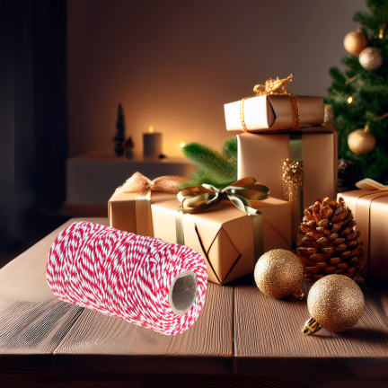 TG80079 DEKORATIVES GESCHENKPAPIER SCHNUR BAND SCHLEIFE