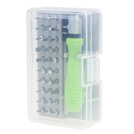 TG80289 Precision Screwdriver Set with Magnetic Bits (32-piece)