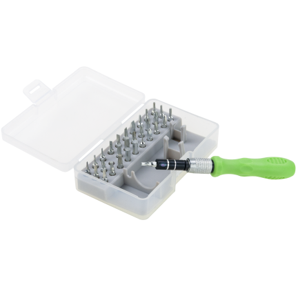 TG80289 Precision Screwdriver Set with Magnetic Bits (32-piece)