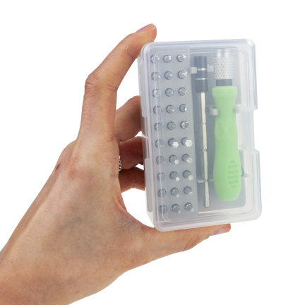 TG80289 Precision Screwdriver Set with Magnetic Bits (32-piece)