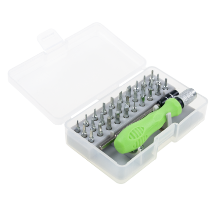 TG80289 Precision Screwdriver Set with Magnetic Bits (32-piece)