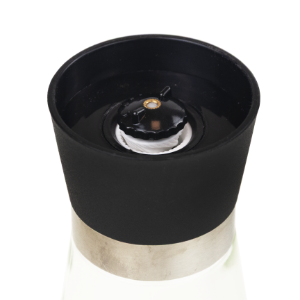 TG80298 Adjustable Glass Pepper, Salt, and Spice Mill Set (2-piece set)
