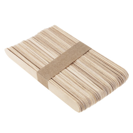 TG80299 KREATIVNÍ DŘEVĚNÉ LEPICÍ TYČINKY DIY ZMRZLINOVÉ TYČINKY 50KS/KPL