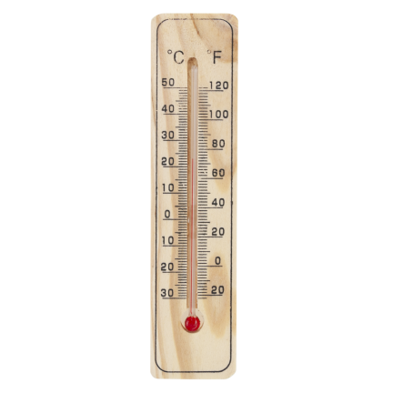 Mercury-free dye-sensitized room temperature thermometer for offices and warehouses 
