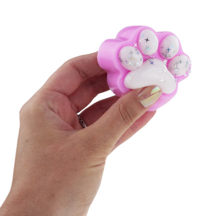 TG80355 KOČIČÍ TLAPKA SQUISHY KOČKA VZDĚLÁVACÍ HRAČKA ANTISTRESOVÁ SQUISHY KOČKA