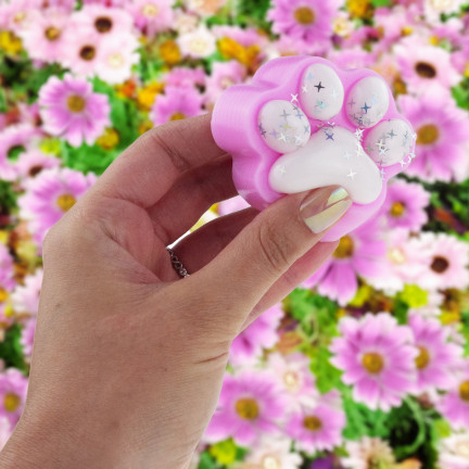 TG80355 KOČIČÍ TLAPKA SQUISHY KOČKA VZDĚLÁVACÍ HRAČKA ANTISTRESOVÁ SQUISHY KOČKA