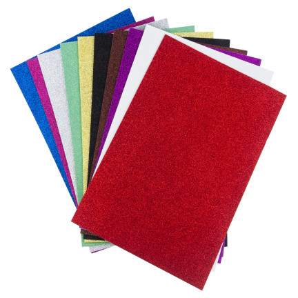TG80399 KREATIVER SCHAUMSTOFFKLEBER A4 DEKORATIVE KREATIVE BLÄTTER 10PCS/KPL