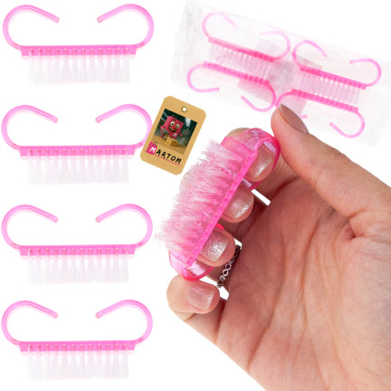 Nagelbürste, Maniküre, Pediküre, Staubentfernung, 4er-Set.