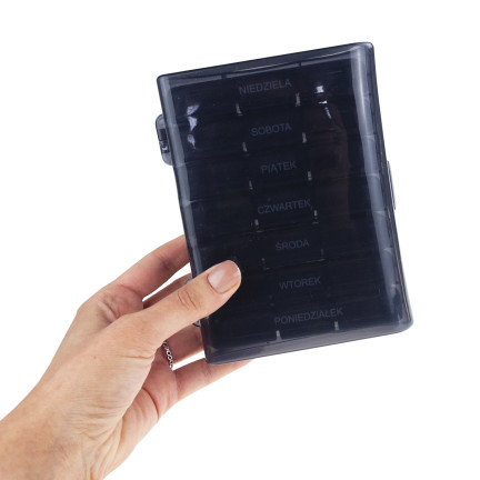 TG80418 KAZETOVÝ KONTEJNER NA LÉKY ORGANIZÉR NA DOPLŇKY STRAVY 7 DNÍ 3 ROČNÍ OBDOBÍ