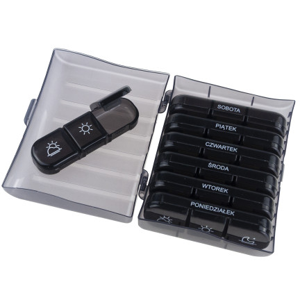 TG80418 KAZETOVÝ KONTEJNER NA LÉKY ORGANIZÉR NA DOPLŇKY STRAVY 7 DNÍ 3 ROČNÍ OBDOBÍ