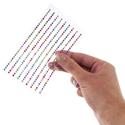 Self-adhesive crystals, rhinestone stickers, assorted designs, assorted colors, 315-piece craft set