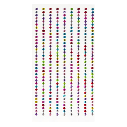 Self-adhesive crystals, rhinestone stickers, assorted designs, assorted colors, 315-piece craft set