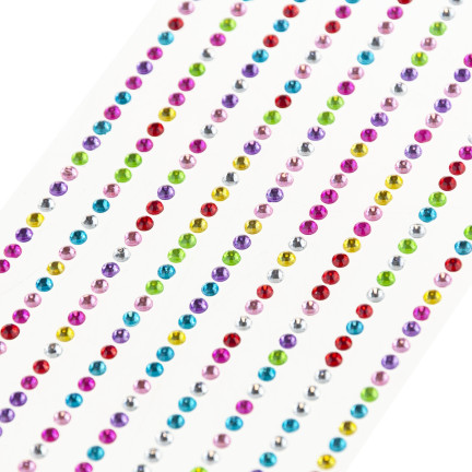 Self-adhesive crystals, rhinestone stickers, assorted designs, assorted colors, 315-piece craft set