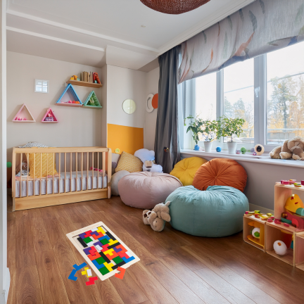 TG80424 DŘEVĚNÉ PUZZLE TETRIS TANGRAM MONTESORI