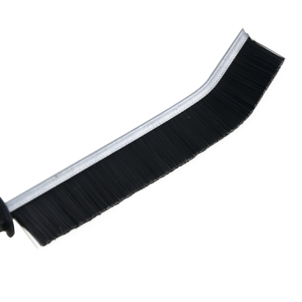 Grout cleaning brush, black, nylon bristles, set of 2