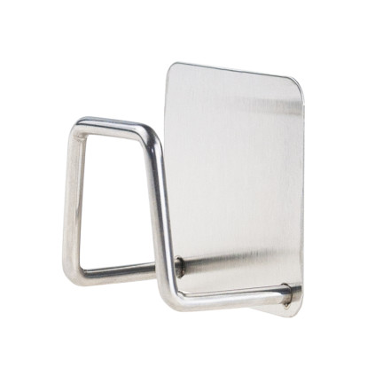 TG80426-2 DŘEZOVÝ ORGANIZÉR NA HOUBIČKY KUCHYŇSKÝ VĚŠÁK OCELOVÁ STŘÍBRNÁ RUKOJEŤ