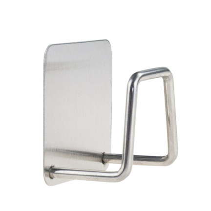 TG80426-2 DŘEZOVÝ ORGANIZÉR NA HOUBIČKY KUCHYŇSKÝ VĚŠÁK OCELOVÁ STŘÍBRNÁ RUKOJEŤ