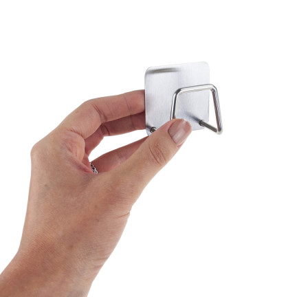 TG80426-2 DŘEZOVÝ ORGANIZÉR NA HOUBIČKY KUCHYŇSKÝ VĚŠÁK OCELOVÁ STŘÍBRNÁ RUKOJEŤ