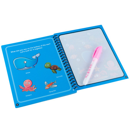 TG80427 AQUARELLBUCH MIT AQUARELLSTIFT BUCH MIT TIEREN