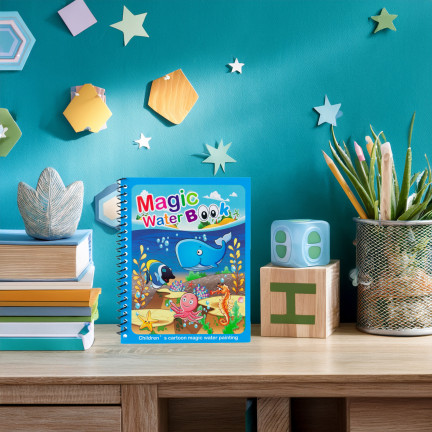 TG80427 AQUARELLBUCH MIT AQUARELLSTIFT BUCH MIT TIEREN