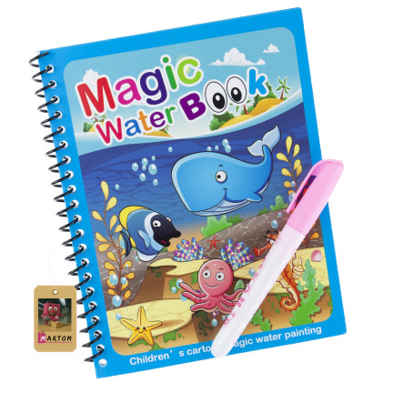 TG80427 AQUARELLBUCH MIT AQUARELLSTIFT BUCH MIT TIEREN