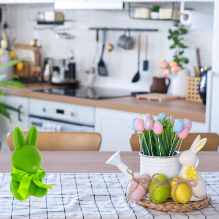 TG80610-14 Flocked Rabbit