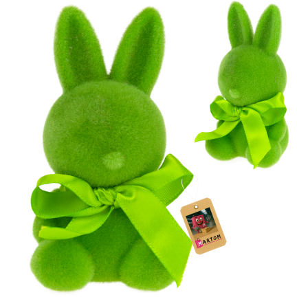 TG80610-14 Flocked Rabbit