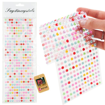 TG80963 self-adhesive crystals