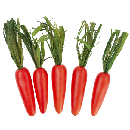 Easter Carrots, Set of 5 Decorative Easter Carrots