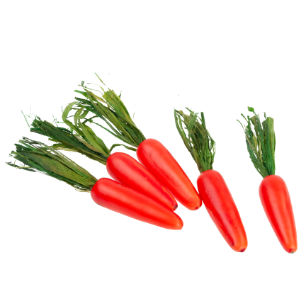 Easter Carrots, Set of 5 Decorative Easter Carrots