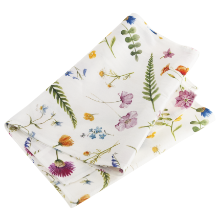 TG81317-1 Spring Velvet Table Runner, 34x180 cm, Elegant Floral Pattern