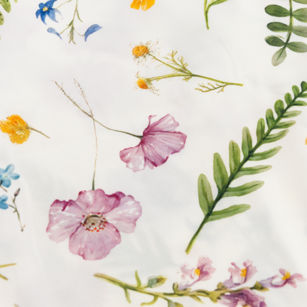 TG81317-1 Spring Velvet Table Runner, 34x180 cm, Elegant Floral Pattern